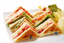 Serres Delivery Mamma`s Pizza Club sandwich τυριών