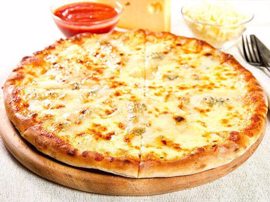 Serres Delivery Mamma`s Pizza 4 τυριά