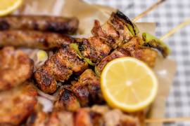 Serres Delivery Ο Βλάχος Σουβλάκι χοιρινό